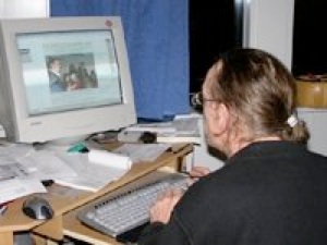 Ole ved computer